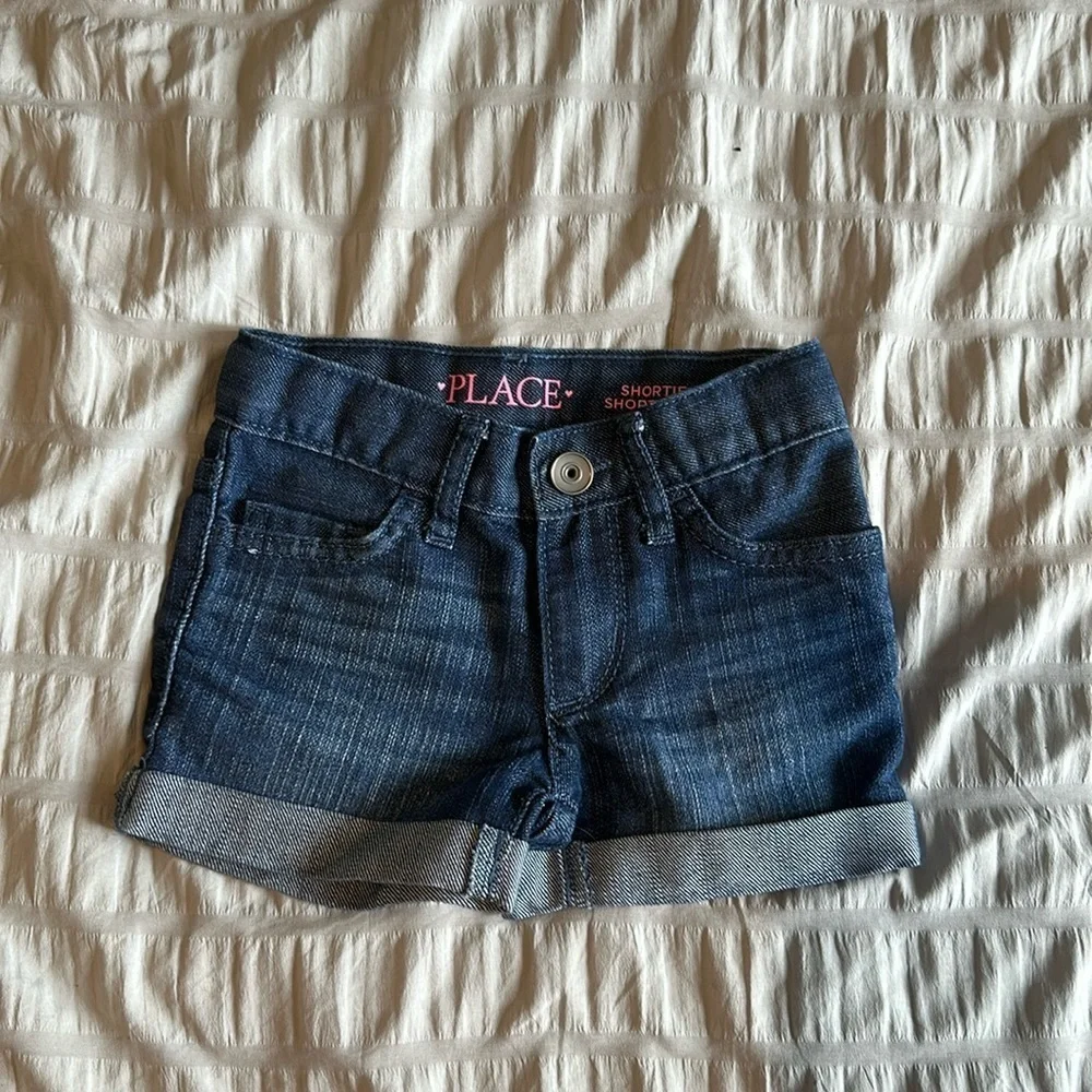 Children’s Place Shortie Short Court Jean Shorts Size 4